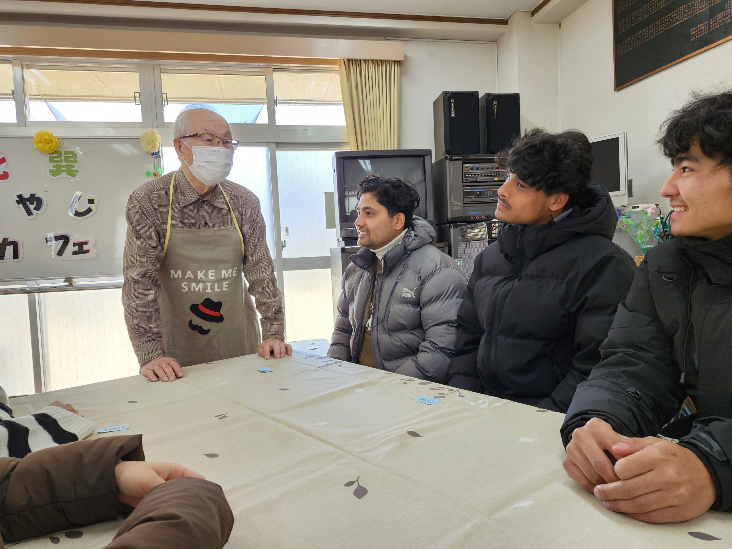 おやじカフェ 1/28　日生日本語学園