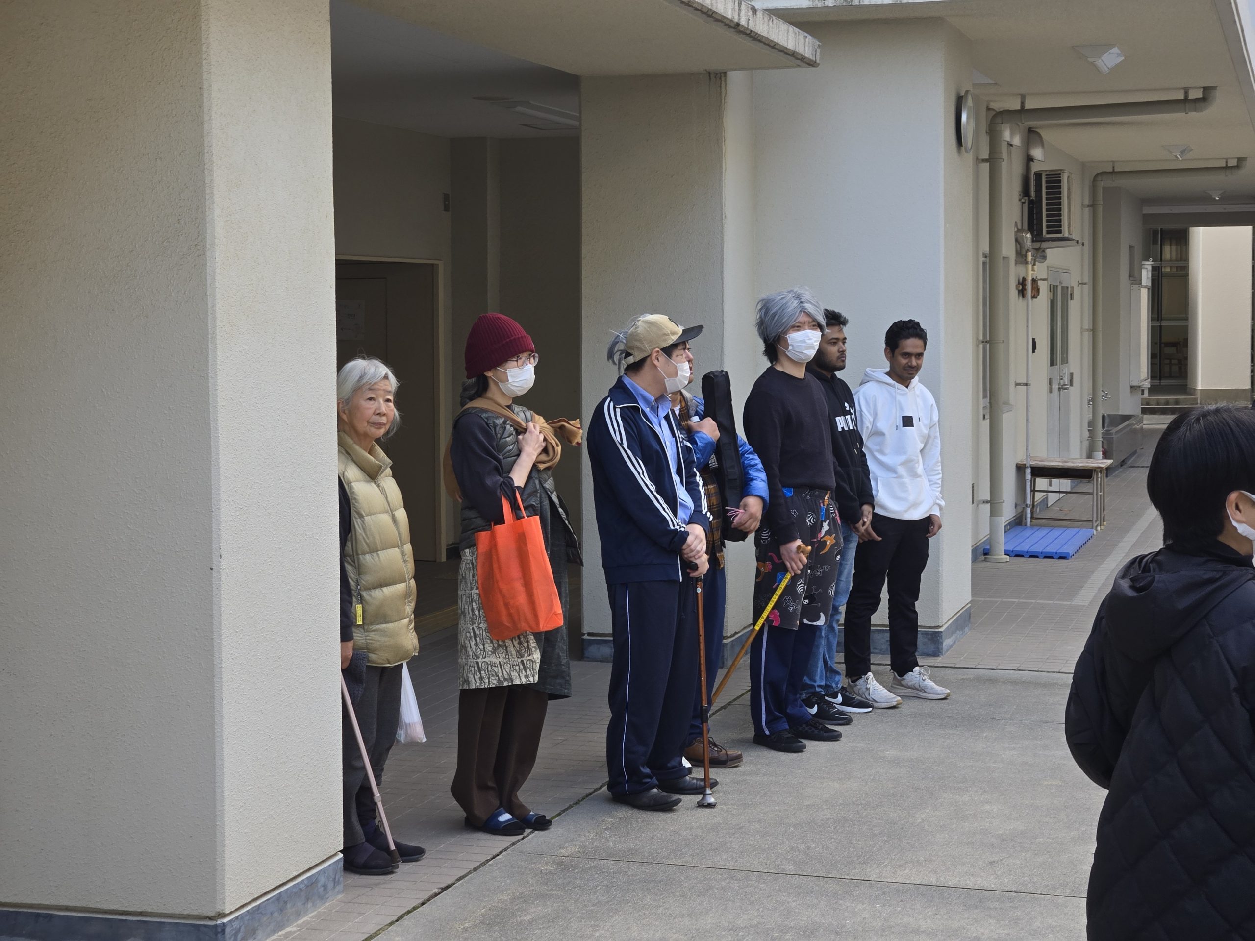 東中川まちあるき声かけ体験