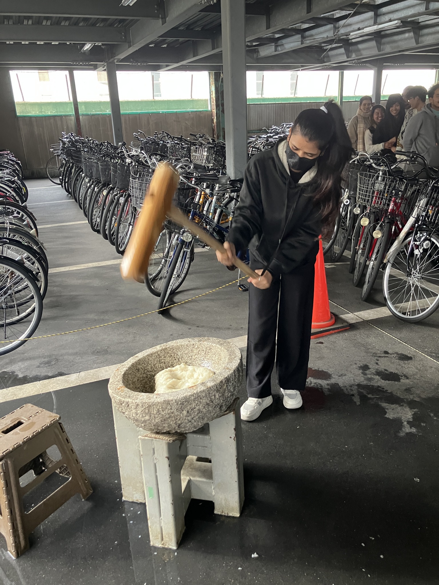 冬祭り 餅つき