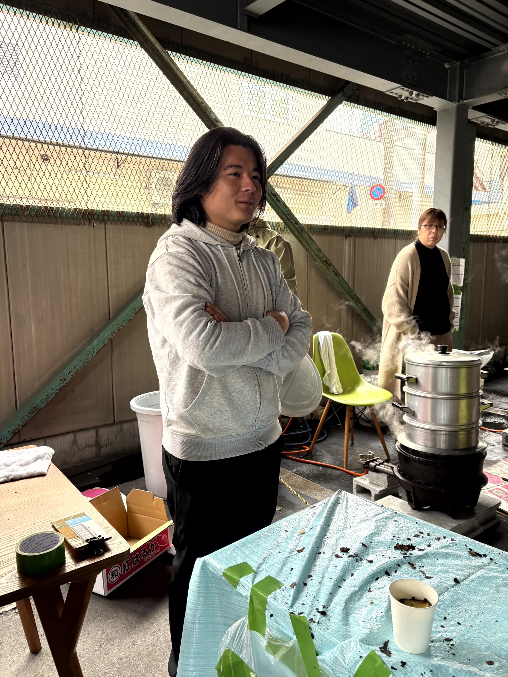 冬祭り ボランティア学生の皆さん