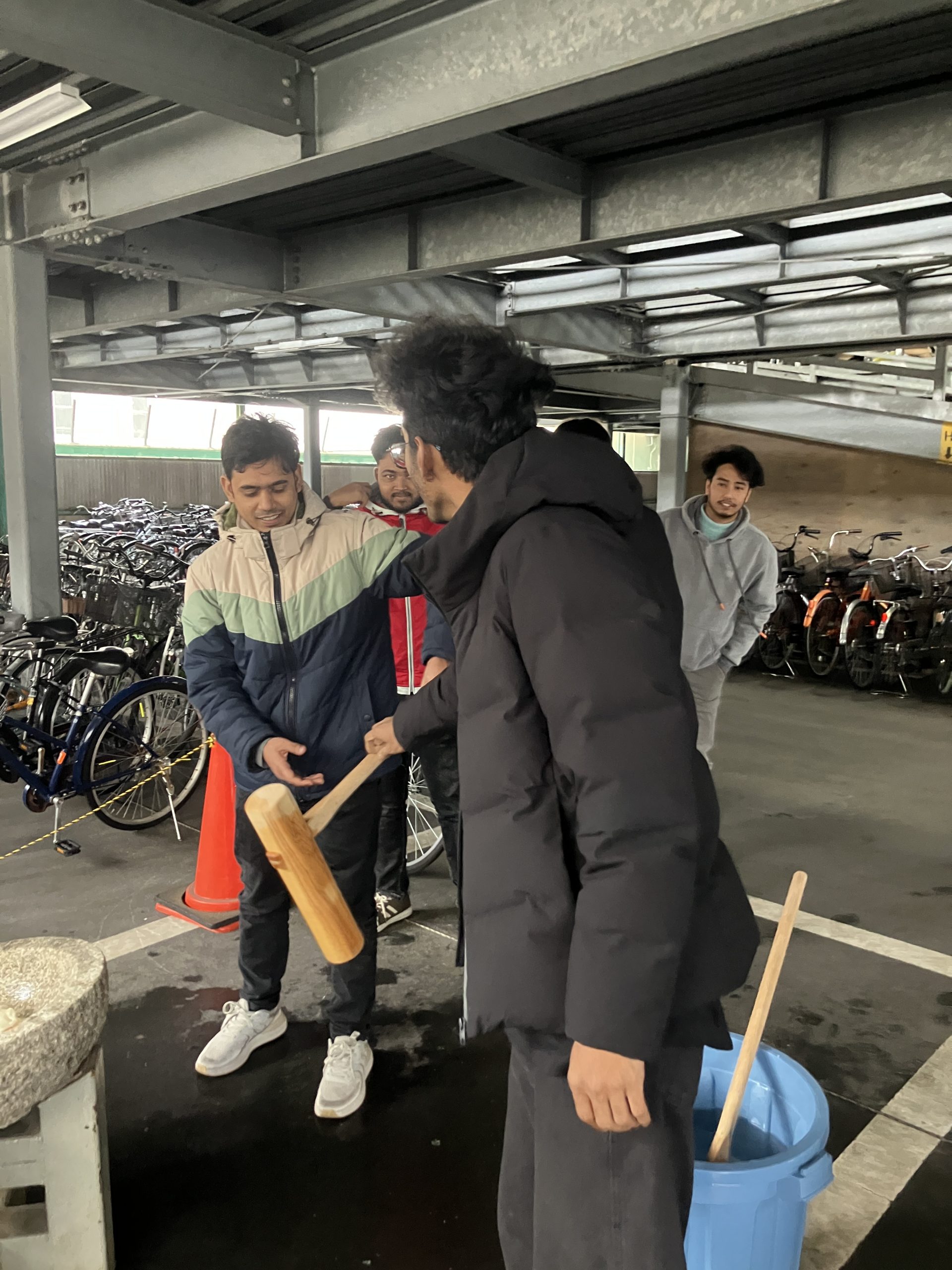 冬祭り ボランティア学生の皆さん